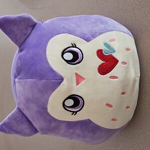 Squishmallow 12” Lavender Owl Harriet Plush Collectible Hearts